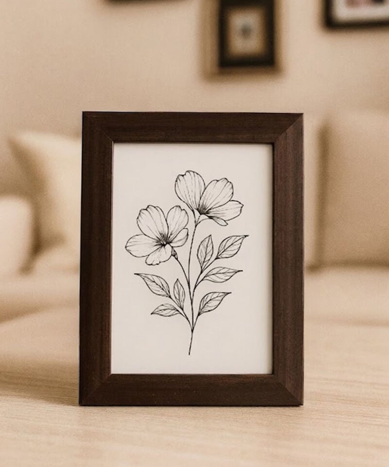10X15 Çerçeve Kahverengi