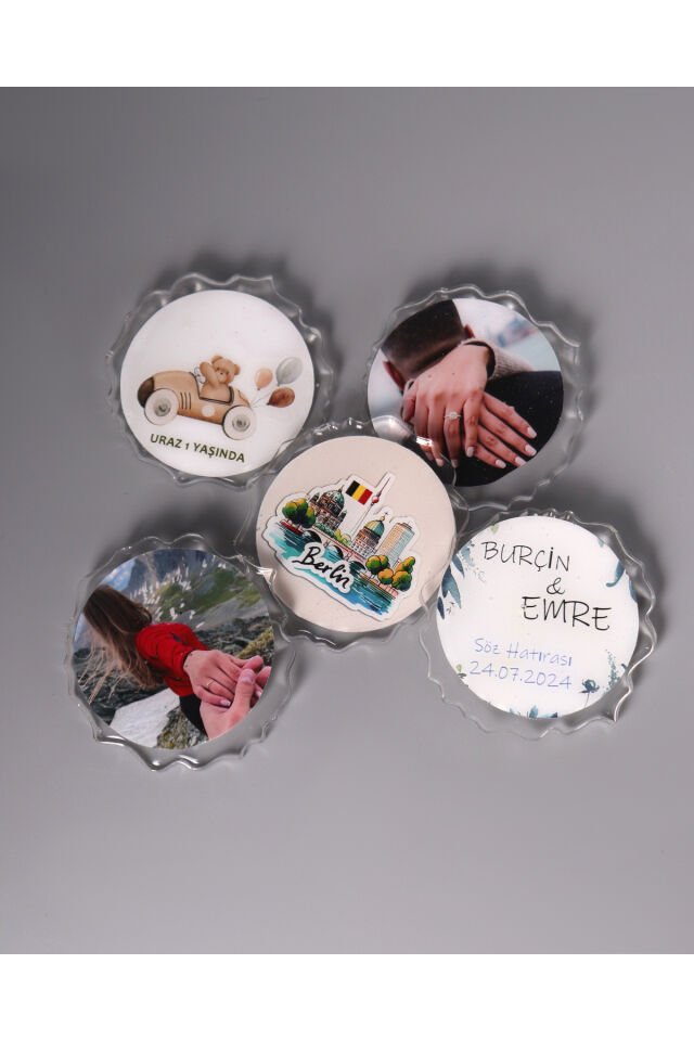 Kişiye Özel Epoksi Magnet (9 Adet)