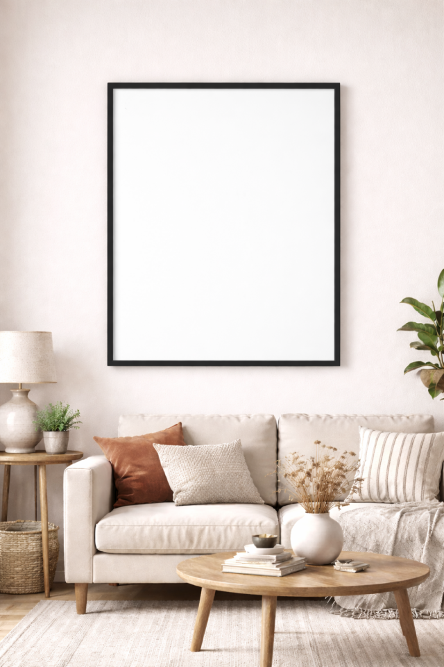 50X70 Çerçeve Siyah