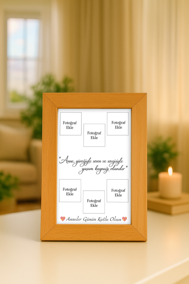 Anneler Gününe Özel Çerçeve Ve Fotoğraf Baskısı (10X15)